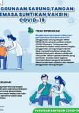 Penggunaan Sarung Tangan Semasa Suntikan Vaksin COVID-19